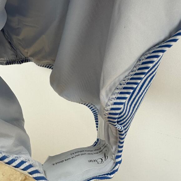 J.Crew Ruched One Shoulder One Piece Striped Swimsuit Plus Size US 24 NWT - Picture 7 of 12